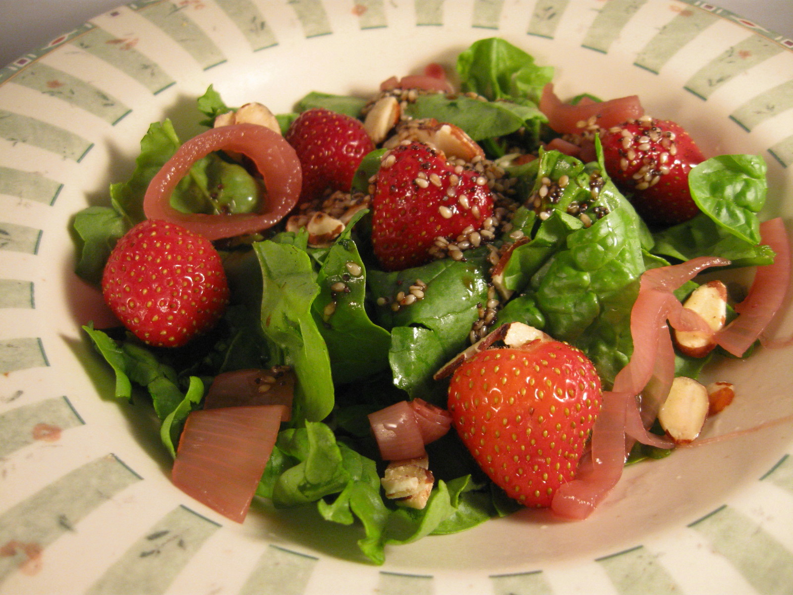 Strawberry Spinach Salad