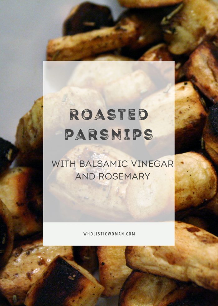 Roasted Parsnips with Balsamic Vinegar and Rosemary SundaySupper